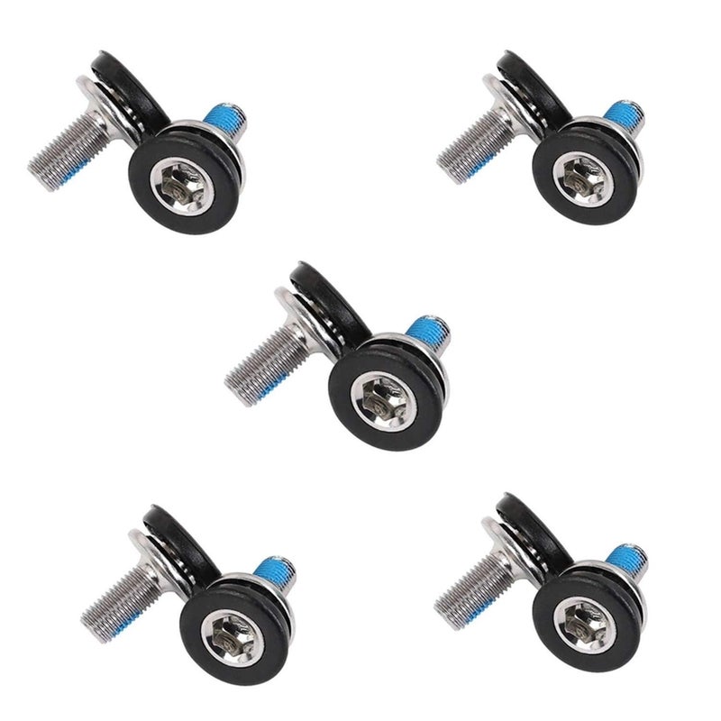 YouU 10 Pcs 8mm Hex Crank Arm Fixing Bolts Bicycle Crank Screws for Square Hole Crankset Bottom Bracket - Image 1